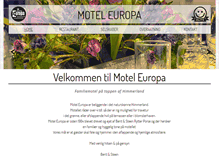 Tablet Screenshot of moteleuropa.dk